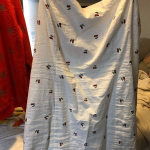 forever 21 embroidered cherry dress